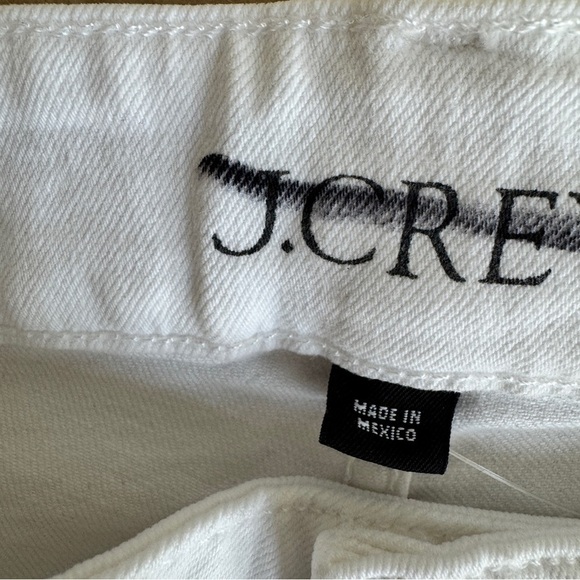 J Crew White Skinny Flare Jean Womens Size 33 High Waist Slimming - Picture 14 of 16